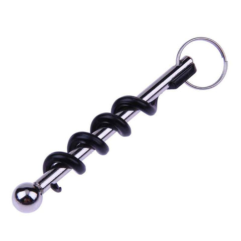 Cork Screw Bottle Opener Keyring