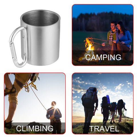 Self Lock Carabiner Handle Mug