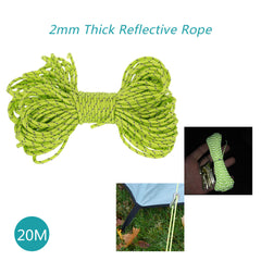 Reflective At Night Tent Rope