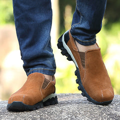 Rubber Leather Hiking Shoes