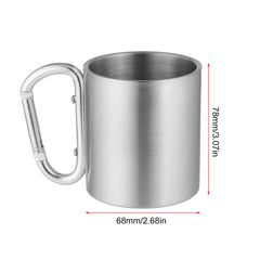 Self Lock Carabiner Handle Mug