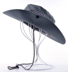 Wide Brim Bucket Hat