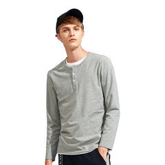Autumn Spring Button T-shirt