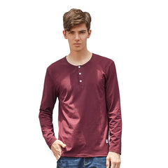 Autumn Spring Button T-shirt