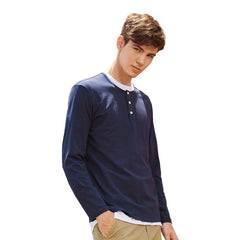Autumn Spring Button T-shirt
