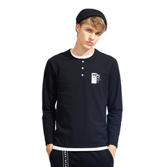 Autumn Spring Button T-shirt